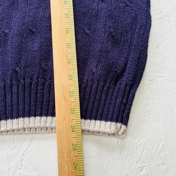 Vintage Today's News Men's Textured Pullover Ramie Cotton Sweater Size XL - Picture 4 of 10